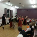Vale Islanders dance at the Ducklington Ale