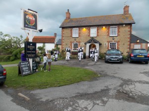 At the Chequers, Charney Bassett.