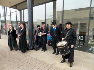 Jet Set Border Morris at Millennium Place, Durham.