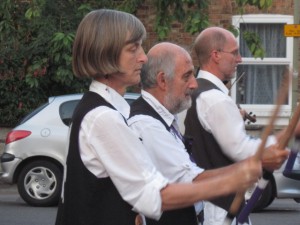 Clare, Steve and Pete all concentrating hard. When did we last do this dance?