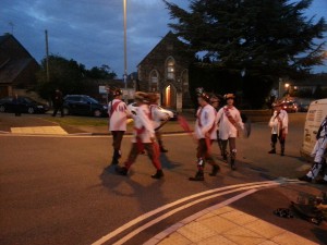 Eynsham Morris at The Swan, Faringdon.