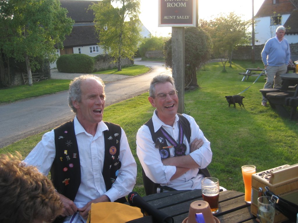 Nigel and John at the Eight Bells, Eaton