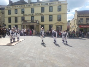 About to launch into 'Constant Billy' at the Chippenham Folk Festival.