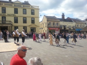 Regency Rejigged at the Chippenham Folk Festival.