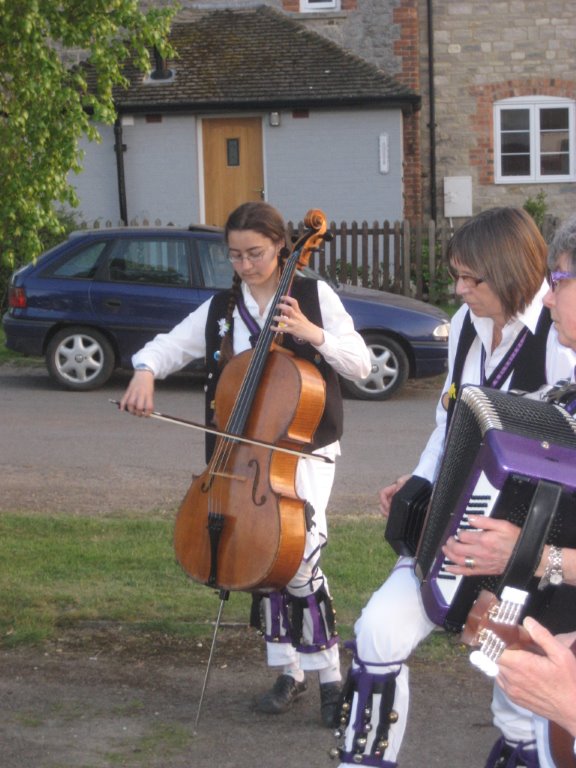 A 'cello in the morris band!