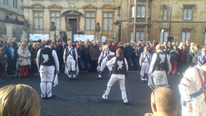 Dancing Banbury Bill in Broad Street