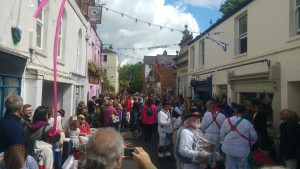 North Parade at midday on May Morning